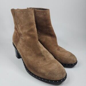 Rag & Bone Willow Studded Tan Suede Ankle Boots Booties Boho - size 36/6 $550